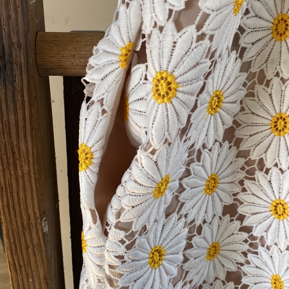 ABS by Allen Schwartz Daisy SUNFLOWER Summer Dress XS MADE IN USA NEW - Picture 9 of 14